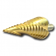 XTline VRTÁK STUPŇOV. SPIRÁL.DRÁŽKA HSS TIN 4-32MM KROK 2, M20532