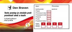 DEN BRAVEN SAMOLEPKA PROTIPOŽÁRNÍ IDENTIFIKAČNÍ (BAL. 10KS) FP10