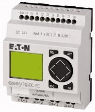 EATON EASY RELÉ EASY512-DC-RC 24VDC 8DI (2AI) 4RO 274109