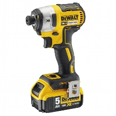 DEWALT UTAHOVÁK DCF887P2 RÁZOVÝ 3RYCHL. 18V XR, 2X LI-ION 5,0AH, KUFR
