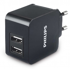 BOR NABÍJEČKA PHI DO SÍTĚ 2X USB 5V/3,1A BEZ KABELU DLP2307/12