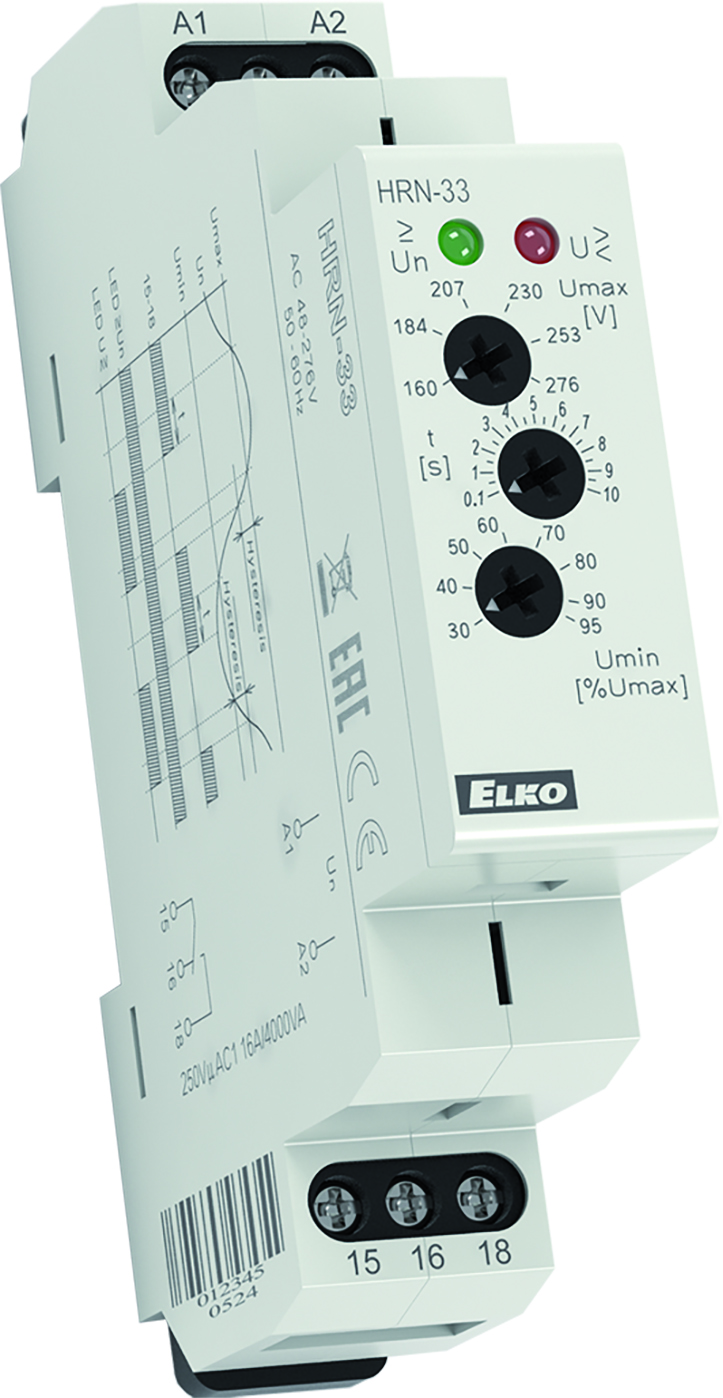 ELKO-Ep SMR-H Časové Multifunkční Relé Pod Vypínač 9-funkcí 16A/230V