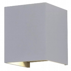 VTAC SVÍTIDLO LED VT-759-12 SQUARE-BRIDGELUX 12W 4000K 1100LM IP65 ŠEDÁ