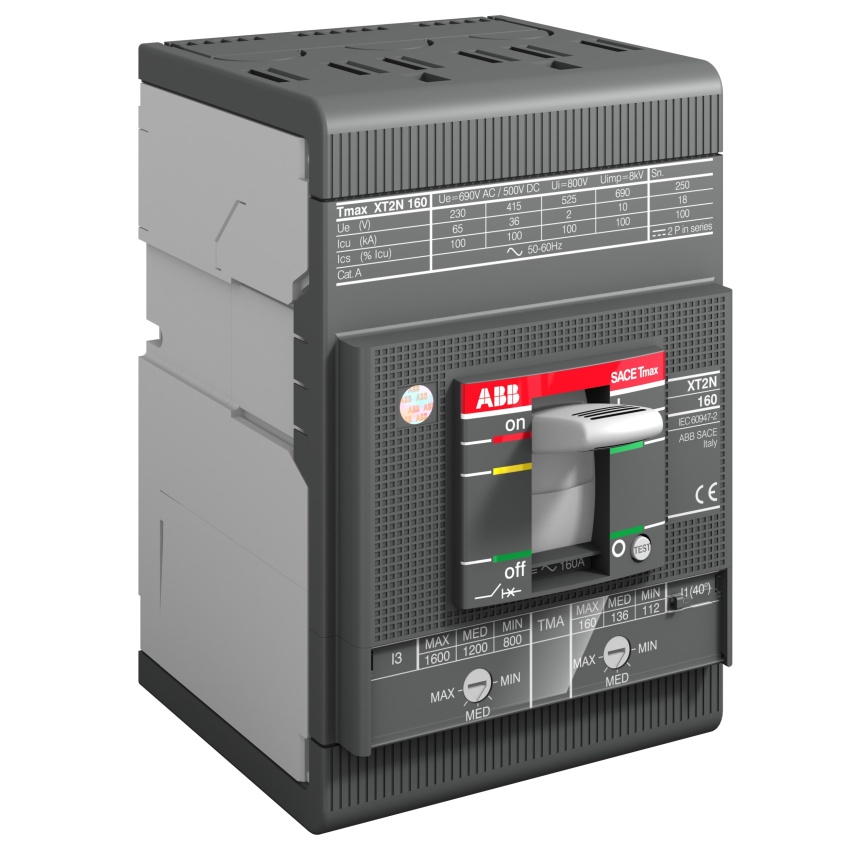 ABB JISTIČ XT2N 160 TMA 125-1250 3P F F | ELKOV elektro a.s.